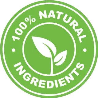 Natural ingredients seal shown on the SlimSoda label